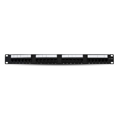 Panel de Parcheo CAT5e - 24 puertos RJ45, Montaje en Rack 1U, Negro, BROBOTIX 497448 Panel de Parcheo CAT5e - 24 puertos RJ45, Montaje en Rack 1U, Negro, BROBOTIX 497448